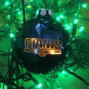 ~NEW YORK GIANTS~ LASER ENGRAVED ORNAMENT~